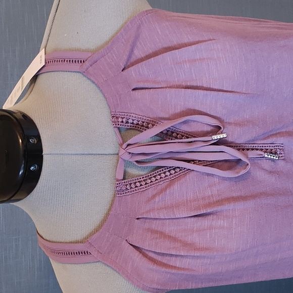 WOMEN: WHITE HOUSE BLACK MARKET LILAC PLUM BLOUSE - Picture 4 of 12